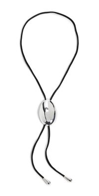 Annika Inez Verical Bolo Pendant Necklace Silver One Size