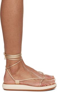Ancient Greek Sandals Gold Diakopes Comfort Sandals