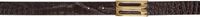 Victoria Beckham Brown Frame Belt