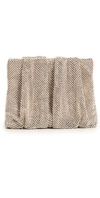 Loeffler Randall Ember Diamante Clutch Gold One Size