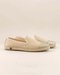 Angarde - Espadrille femme lin, sable doré - Taille 42 - Beige