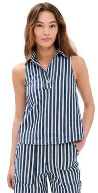 ALIGNE Peg Top Blue Stripe 6