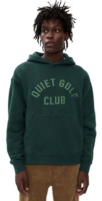 Quiet Golf Stencil Hoodie Forest L