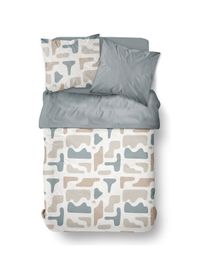 Today Linge De Maison - Parure de lit en coton - Taille 260x240 cm - Blanc
