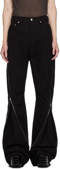 Rick Owens Black Porterville Bolan Banana Jeans