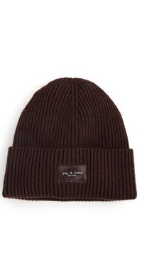 rag & bone Blake Beanie Chocolate Brown 1