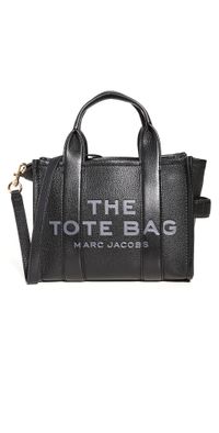 Marc Jacobs The Leather Small Tote Bag Black One Size