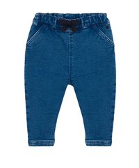 Petit Bateau - Seconde Main - Pantalon bébé bleu - 6 mois - Taille 6M - Bleu