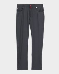 Men's Wool Straight Fit Five-Pocket Pants