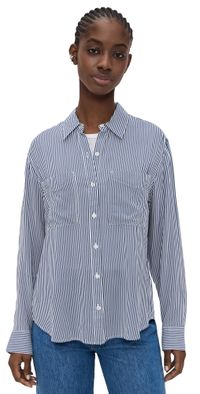 DAZE Palisades Top Bluestone Stripe XL