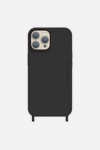 La Coque Francaise - Coque de téléphone soft touch avec anneaux pour iphone 13 pro max - Taille iPhone 13 Pro Max - Noir