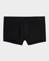 Men's Solid No-Show Boxer Trunks