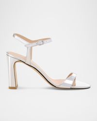 Babette Patent Ankle-Strap Sandals