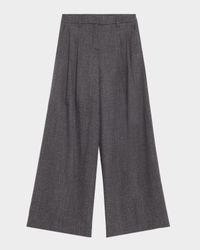 Next Didi Stretch Wool Wide-Leg Trousers