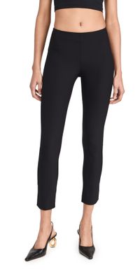 Veronica Beard Zip Back Scuba Pants Black 16