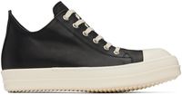 Rick Owens Black Porterville Low Sneaks Sneakers