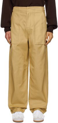 RECTO Beige Military Trousers