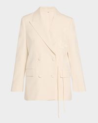 Hero Embroidered Double-Breasted Jacket