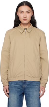 A.P.C. Beige Gilbert Bomber Jacket