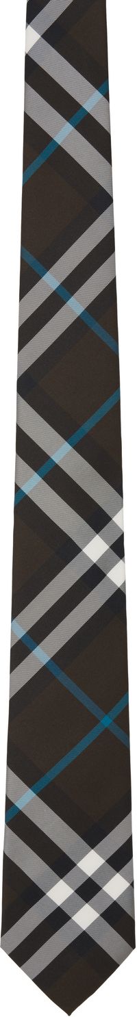 Burberry Multicolor Check Silk Tie