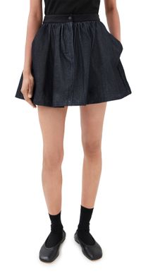 Cecilie Bahnsen Bobbi Denim Skirt Indigo/Black 12