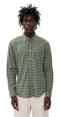 RAILS Vance Top Basil Stone M