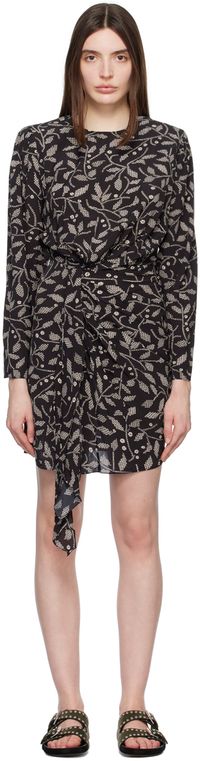 Isabel Marant Etoile Black Dulce Minidress