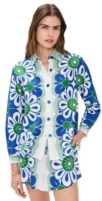 FARM Rio Exclusive Top Maia Blue XS