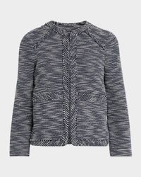Clarice Striped Woven Jacket
