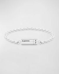 Men's Polished Cable Chain Bracelet