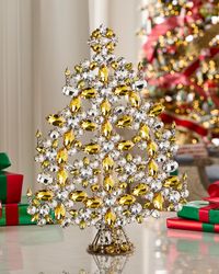 Luxurious Rhinestone Tabletop Christmas Tree