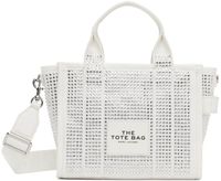 Marc Jacobs White 'The Crystal Canvas Small' Tote