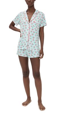 Stripe & Stare Bedshorts Set Cherryade L