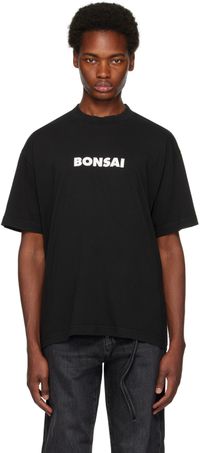 Bonsai Black Printed T-Shirt
