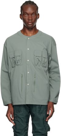 F/CE.® Blouson vert en tissu antidéchirures technique