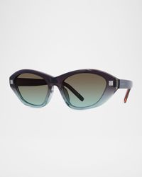 4G Logo Acetate Cat-Eye Sunglasses