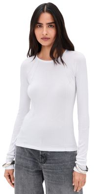 Helmut Lang Bmx Raglan Top Soft Optic White XS
