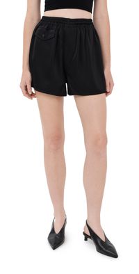 Peter Do Sando Mini Shorts Black L