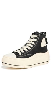 R13 High Top Sneakers Black 8