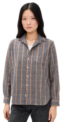 Frank & Eileen Relaxed Button-Up Shirt Excb XS