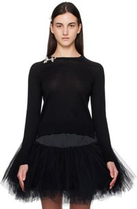Simone Rocha Black Classic Long Sleeve Sweater