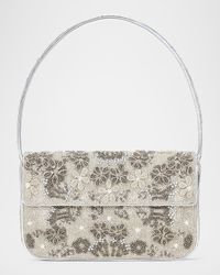 Tommy Beaded Flap Shoulder Bag