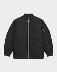 Oversized Down Flight Jacket