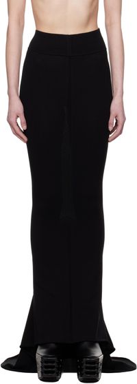 Rick Owens Black Hollywood Dauphine Maxi Skirt