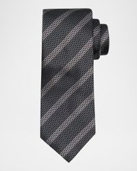 Men's Cross Stitch Stripe Tie