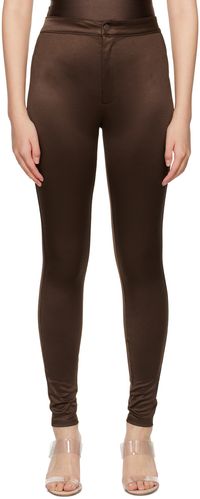 SKIMS Brown Disco Trousers