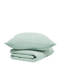 Today Linge De Maison - Couvre lit boutis - Taille 220x240 - Bleu