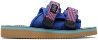 SUICOKE Blue & Orange MOTO-JC01 Sandals