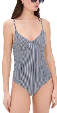 Onia Chelsea One Piece Deep Navy/White L