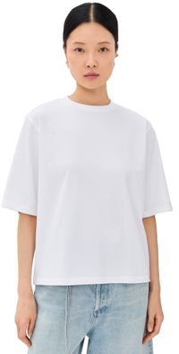 Róhe Oversized Cotton T-Shirt Optic White 44
